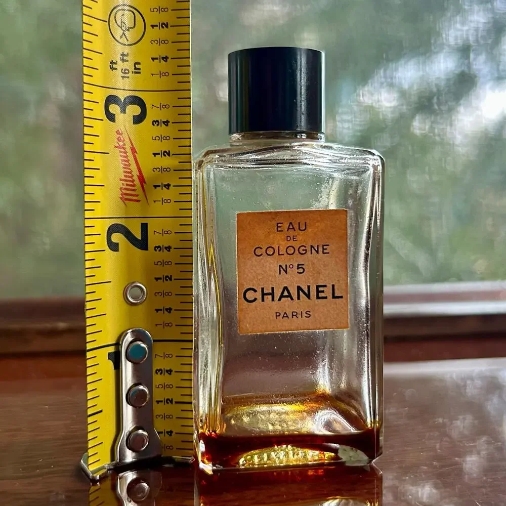 Vintage CHANEL No. 5 Eau de Cologne Empty Collectible Bottle